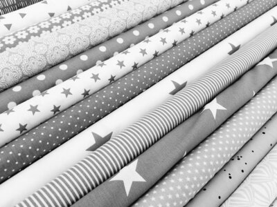 grijs & wit stoffen