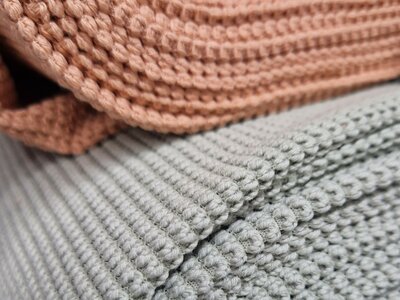 Gebreide tricot met structuur