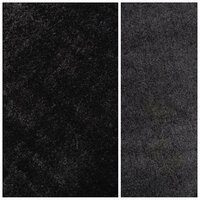bamboe katoen fleece zwart