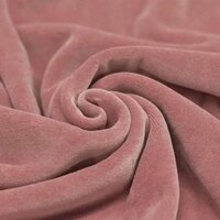 roze-terracotta katoenen velvet
