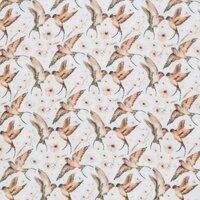 wit (off white) cognac bruin camel kussende zwaluw digitaal HYDROFIEL