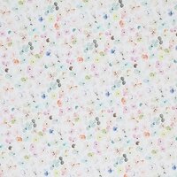 wit (off white) veelkleurige bloemetjes - digitaal tricot