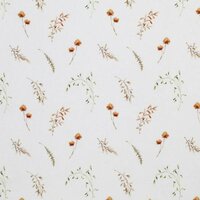 wit (off white) cognac groen blaadjes en planten - digitaal  SOFT