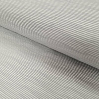 wit licht grijs mini streepjes - tricot