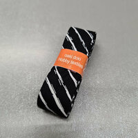 zwart wit streepjes bias band katoen 2cm