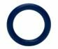 siliconen ring 40mm blauw
