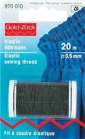 zwart elastisch garen Goldzack