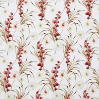 off white terracotta rode orchidee en eucalyptus digitale poplin @beebsstofjes
