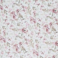 wit (off white) oud roze framboos beige Botanische klaproos bloemen