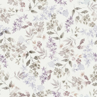 wit (off white) mauve (oud) lila grijs waterbloemen aquarel digitale - biologische tricot