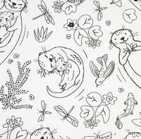 otter kleurboek stof