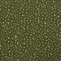army groen wit confetti stipjes  - tricot