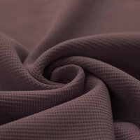 mauve (donker) fijne katoenen Wafel tricot @kickenstoffen
