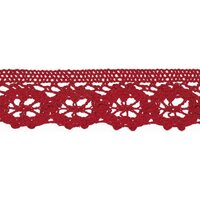 katoenen kloskant rood 3cm @kickenstoffen