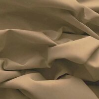 beige (cacao) uni poplin @kickenstoffen