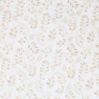 wit (off white) beige kiezel blaadjes digitaal poplin @kickenstoffen