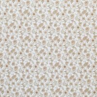 wit (off white) beige kiezel zonnehoed bloem digitaal poplin @kickenstoffen