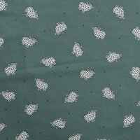 schaapjes tricot groen @kickenstoffen babystofjes