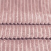 oud roze minky strepen fleece BEEBSfleece stofjes