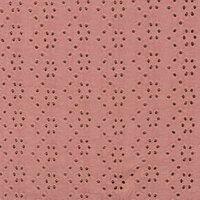 claypink roze uni - broderie tricot KicKenStoffen