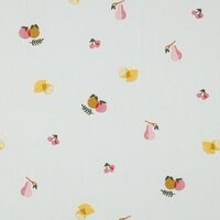 fruity katoen met coating Poppyfabrics van KicKenStoffen