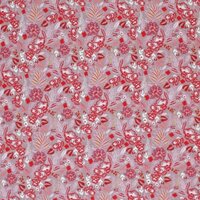 BEEBS roze schetsmatige bloemen - digitale tricot van kickenstoffen