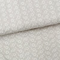 Embroidery Linnen FLowers van KicKenStoffen