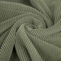 olijf groen katoenen stretch Corduroy rib van KicKenStoffen