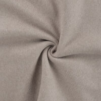 beige biologisch katoenen fleece van kickenstoffen