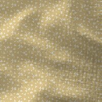hydrofiel camel-beige bloempjes asolie 