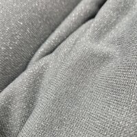 fijn gebreide glitter tricot groene tint van KicKenStoffen