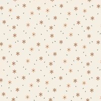 natural sterbloem - digitaal fijne katoenen Baby rib tricot SOFT