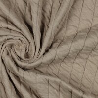 gevoerde tricot beige van KicKenStoffen