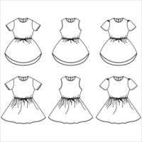 Lotus jurk kids