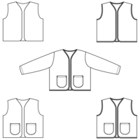 Junna vest voor kids, dames en tieners