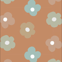 Flowers Peach - KicKneStoffen french terry