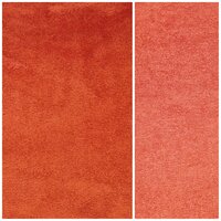 bamboe katoen fleece terracotta KicKenStoffen