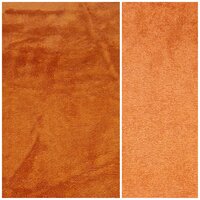 bamboe katoen fleece roest KicKenStoffen