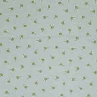 BEEBSbabyrib tricot SOFT groen klaverblad van KicKenStoffen