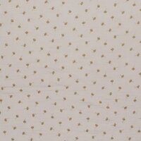 BEEBS hydrofiel klaverblaadjes beige KicKenStoffen
