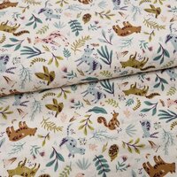 bosdieren beige hydrofiel KicKenStoffen
