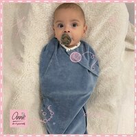 Inbakerslaapzak - baby slaapzak patroon 0 tot 6 maanden - adiy (170)