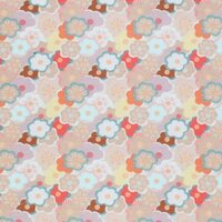 BEEBSstofjes Abstracte Bloem Dusty tricot KicKenStoffen