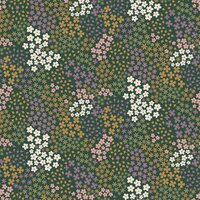 Poppy kleine bloemen french terry van KicKenStoffen 07064.005