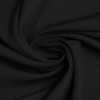 zwart stretch gabardine stof kickenstoffen
