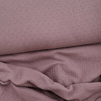 Jursie dobby hydrofiel mauve KicKenStoffen