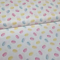macarons poplin katoen qjutie kids bij KicKenStoffen