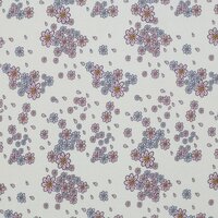 ribtricot soft bloembladeren KicKenStoffen - BEEBSstofjes