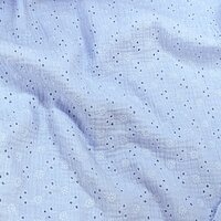 broderie hydrofiel blauw - kickenstoffen