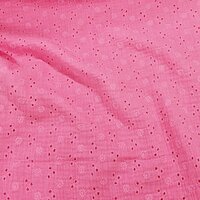 broderie hydrofiel roze - kickenstoffen